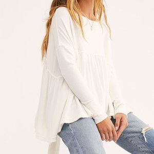FREE PEOPLE Forever Your Girl Babydoll Tee